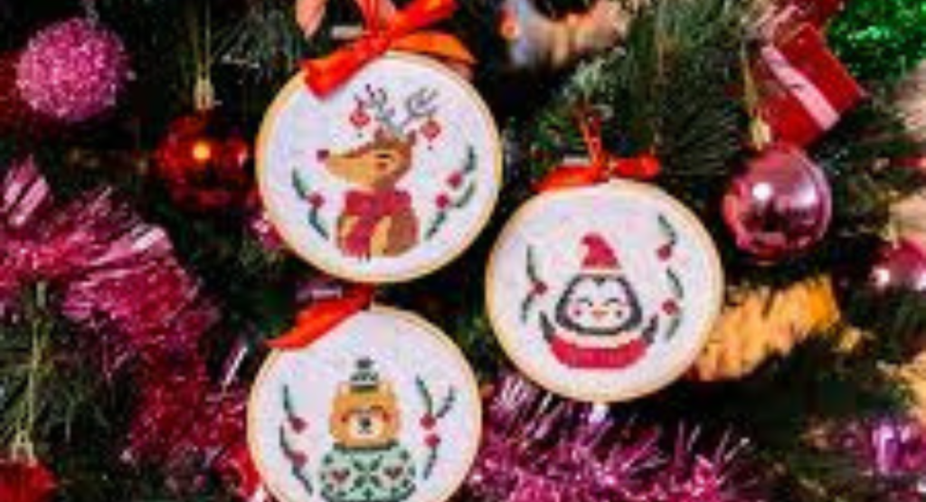 Counted Cross Stitch Christmas Ornaments