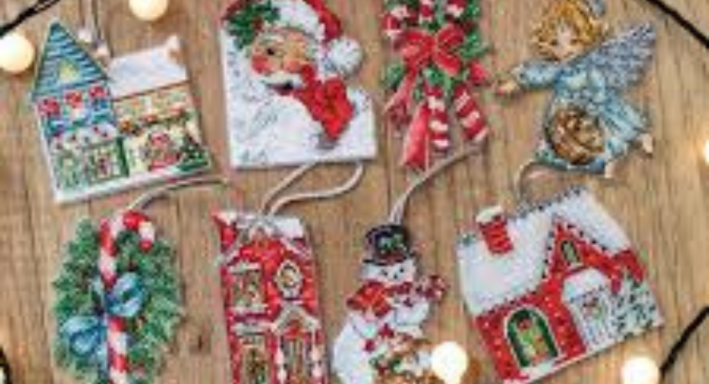 Counted Cross Stitch Christmas Ornaments