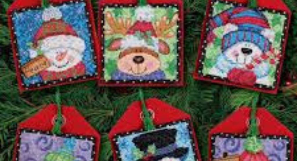 Counted Cross Stitch Christmas Ornaments