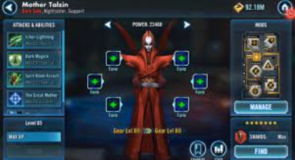 Mother Talzin Counter SWGOH