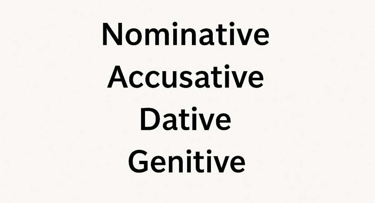 German Cases Explained