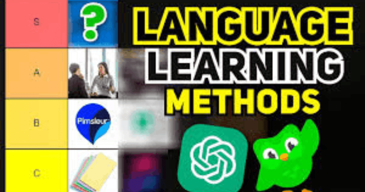 Best Language Learning Methods
