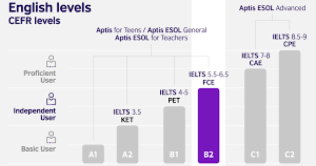 English proficiency levels