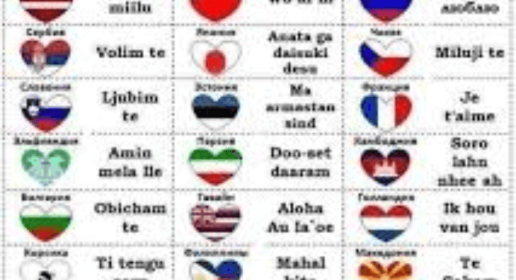 How to Say “I Love You” in 50 Languages