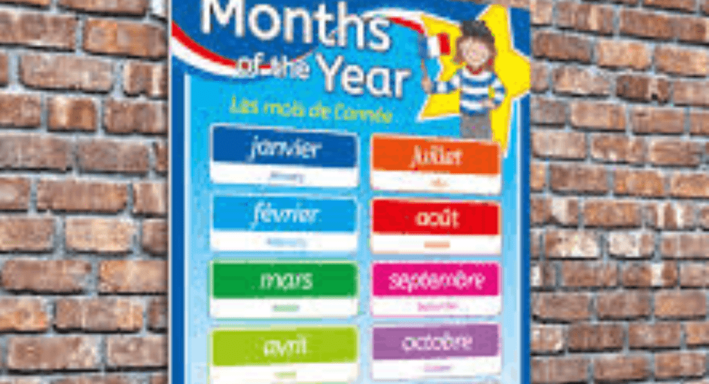Months of the Year in 5 Languages