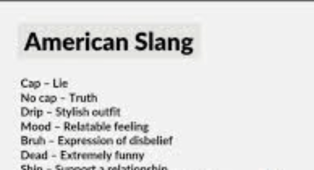 Phrases, Slang and Expressions